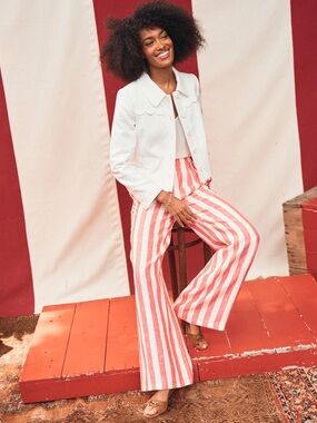 InWear Copenhagen linen blend striped AmosilW pants